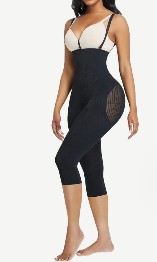 Ultimate Mid-Thigh to Underbust Shaper with Straps | Butt Lifting, Waist Shaping, and Comfortable