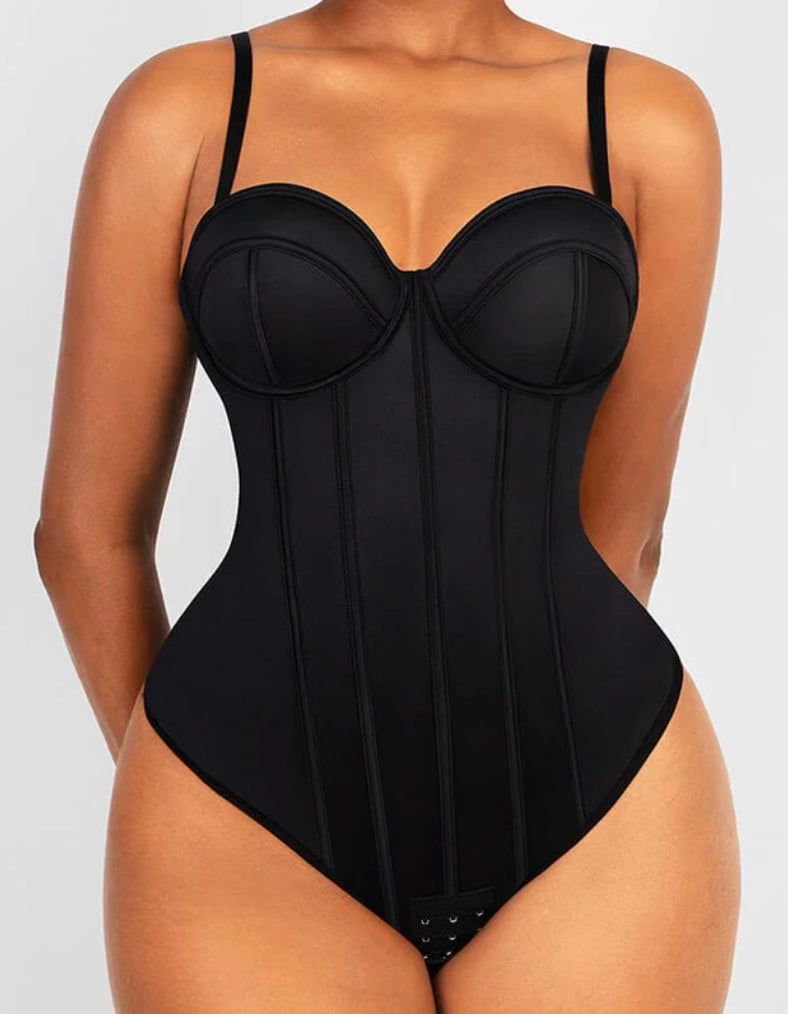full-body swimsuit-style shaper