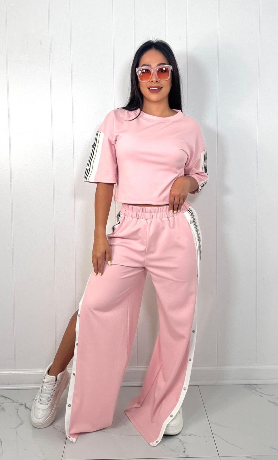 Axis Stripe Set – Sport Luxe Meets Tailored Ease