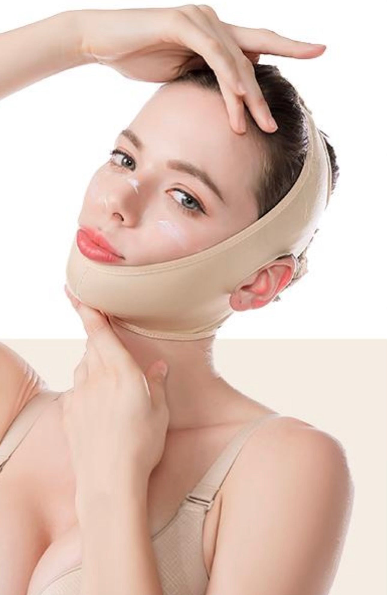 Under-Chin Post-Surgery Shaper | Targeted Compression and Comfort
